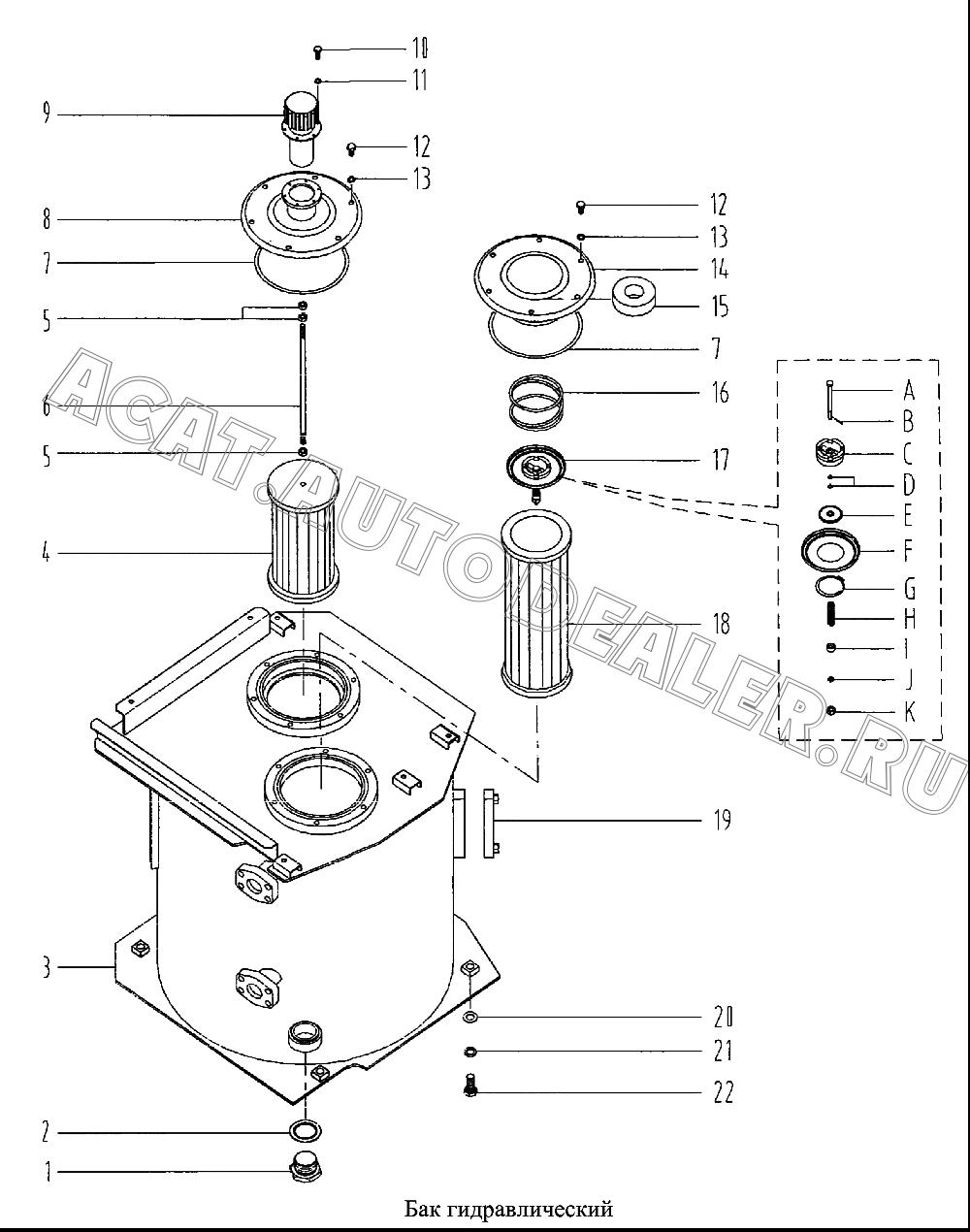 Пробка M48х2 03B0043 для LiuGong CLG 220