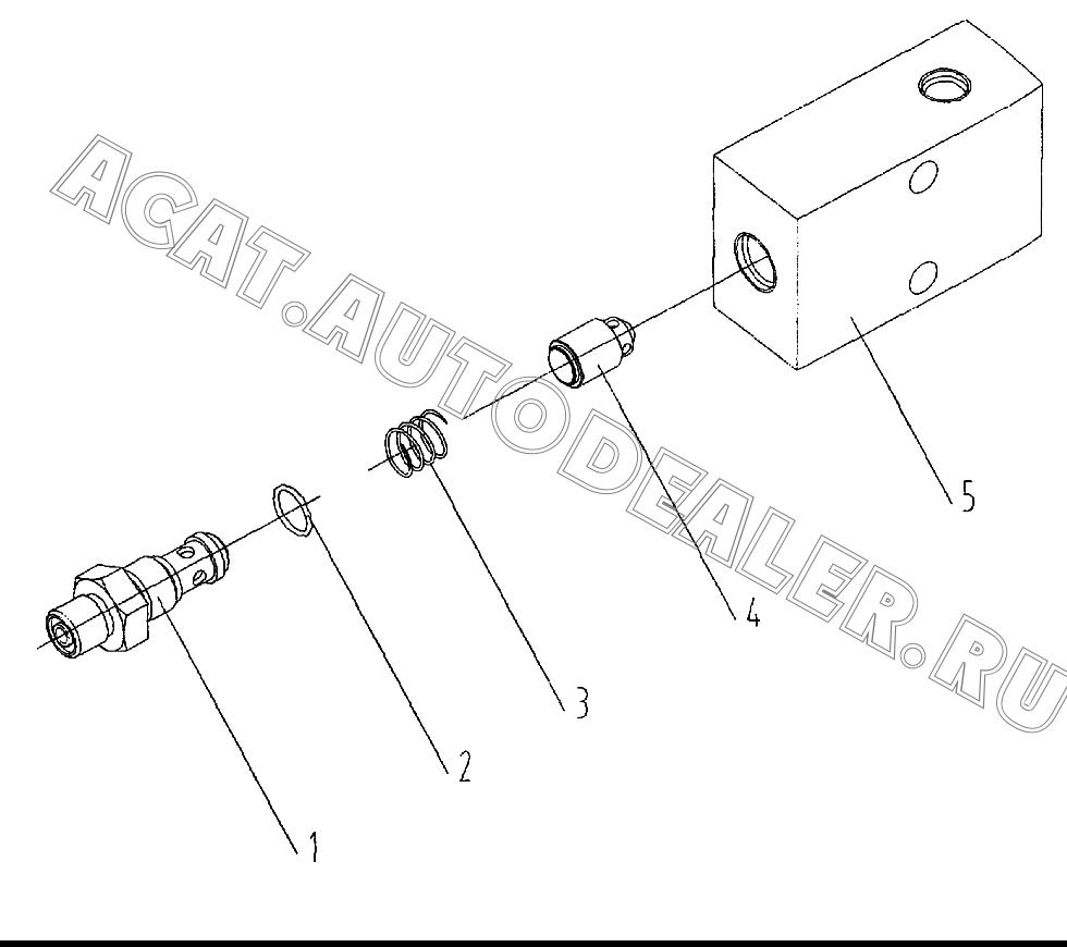 Фитинг 00A0020 для LiuGong CLG 220