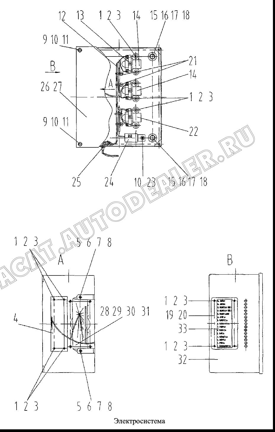 Реле стартера 31B0006 для LiuGong CLG 220