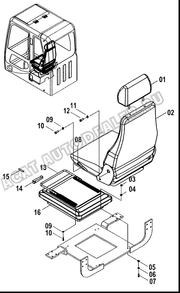 Регулятор 34C0558 для LiuGong CLG 225