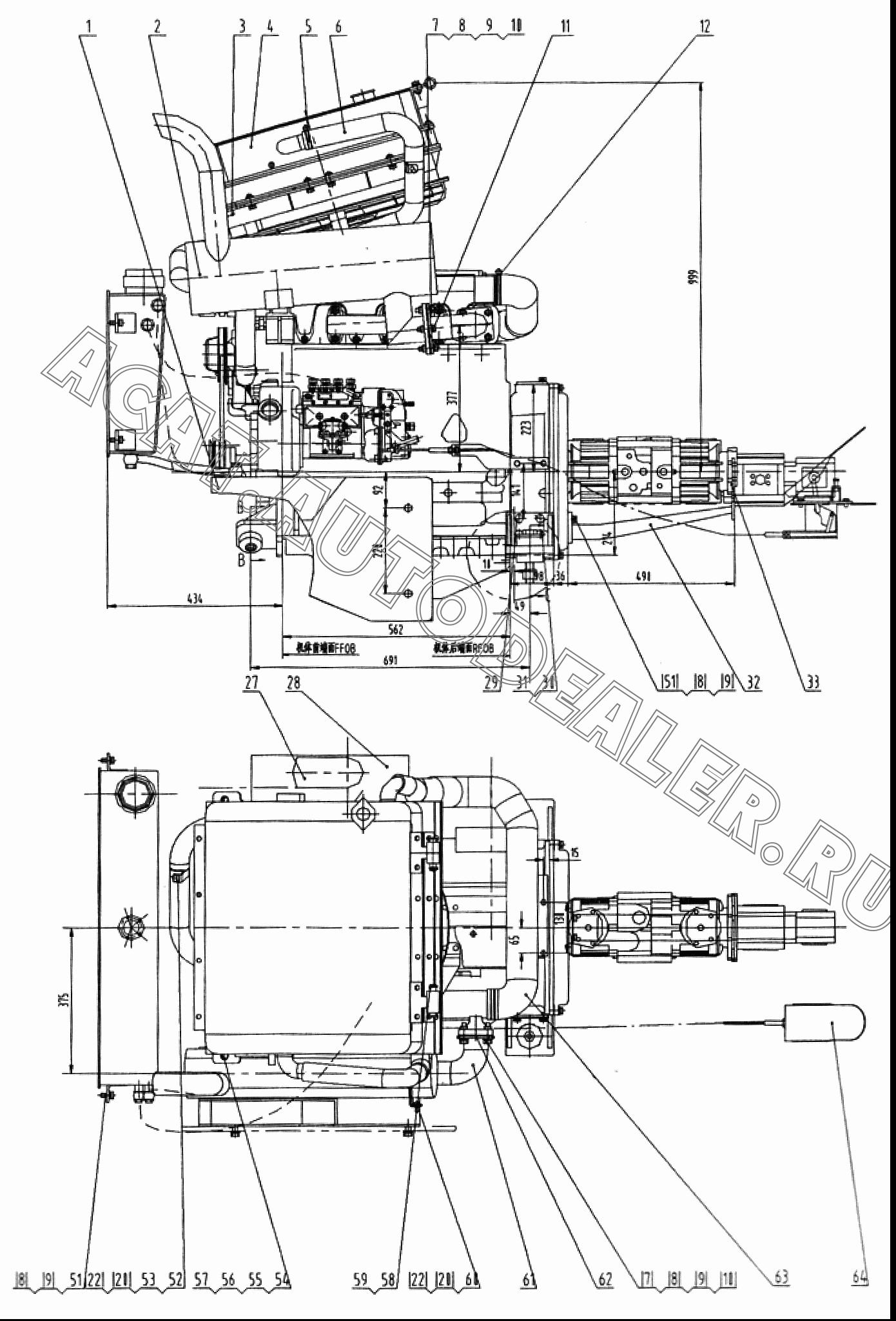 Бак топливный 21C0149 для LiuGong CLG 375