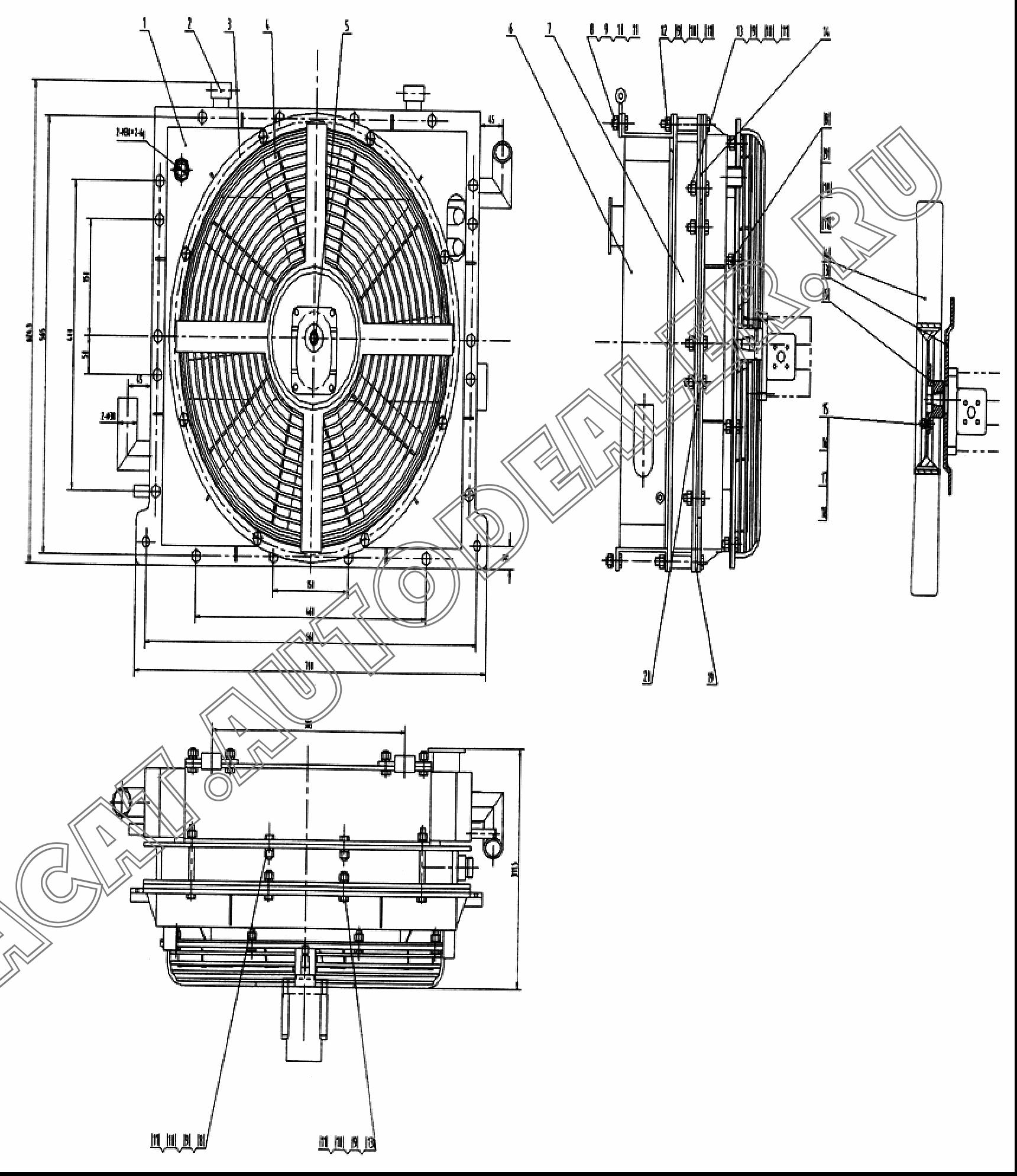 Крышка 45D0118 для LiuGong CLG 375