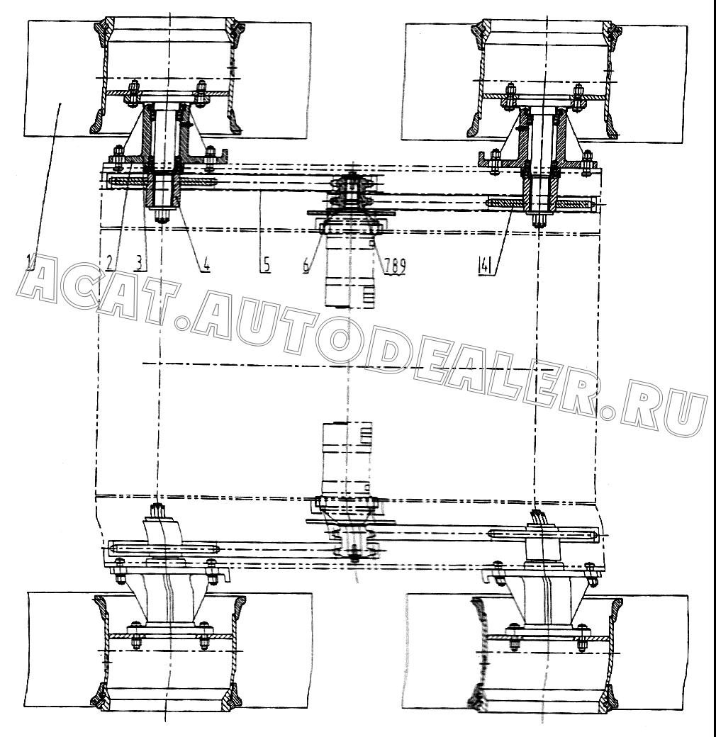 Диск колесный в сборе 41C0123 для LiuGong CLG 375