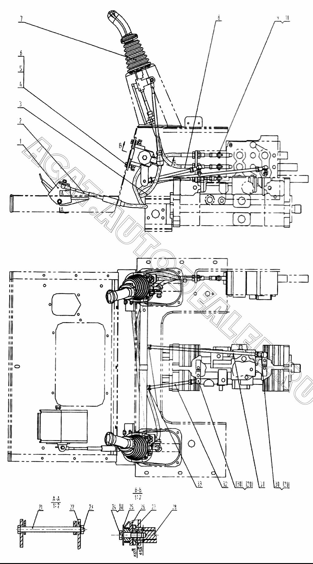 Педаль 47D0058 для LiuGong CLG 375