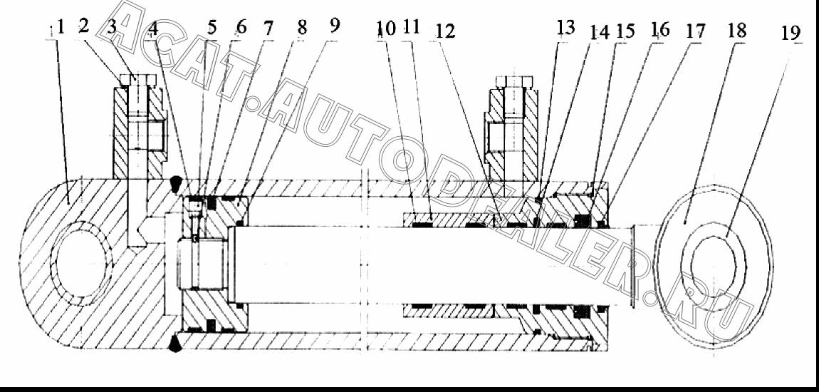 Кольцо опорное G35х9.5х2.5 80A0231 для LiuGong CLG 375