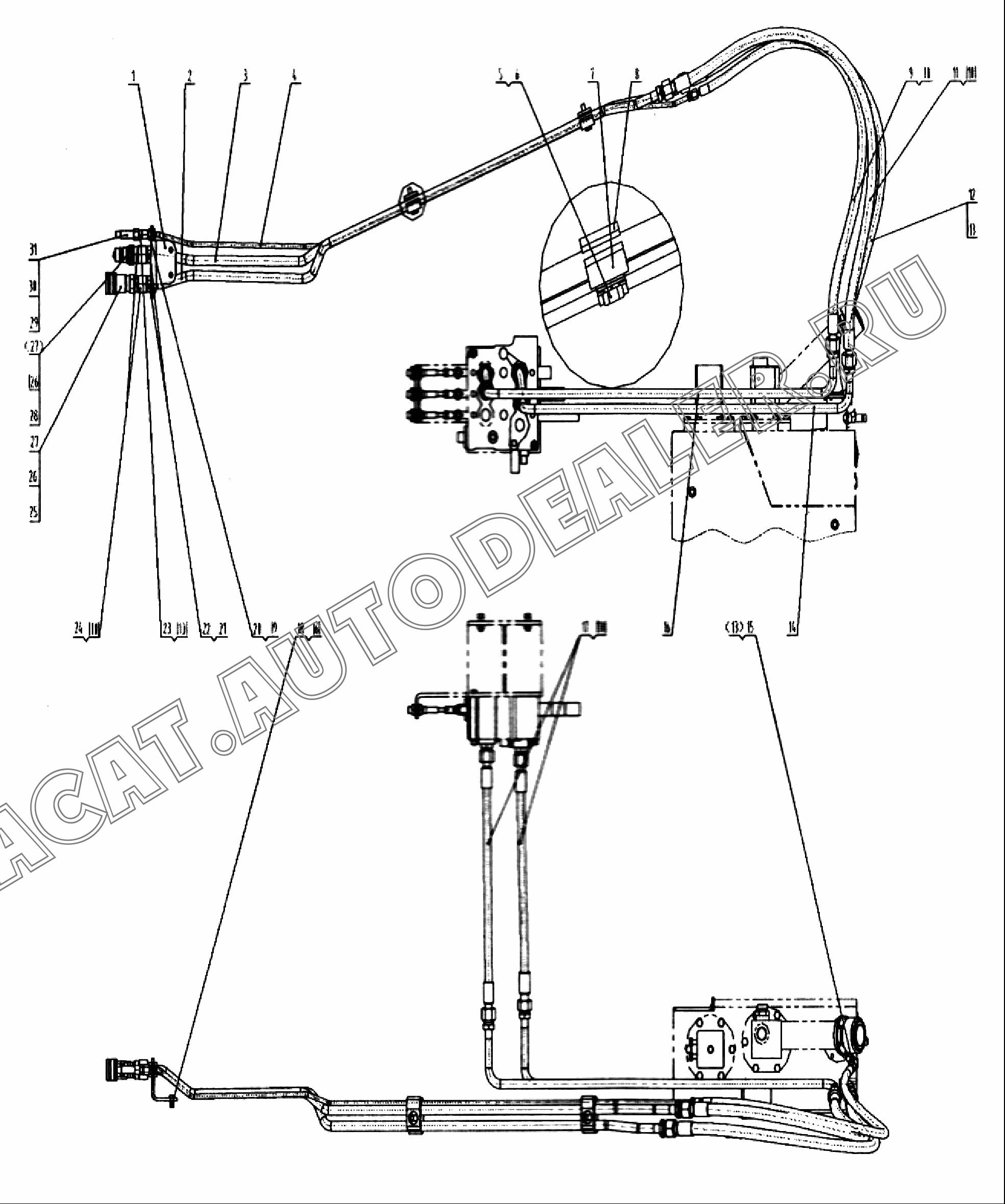 Кронштейн 27A0345 для LiuGong CLG 375