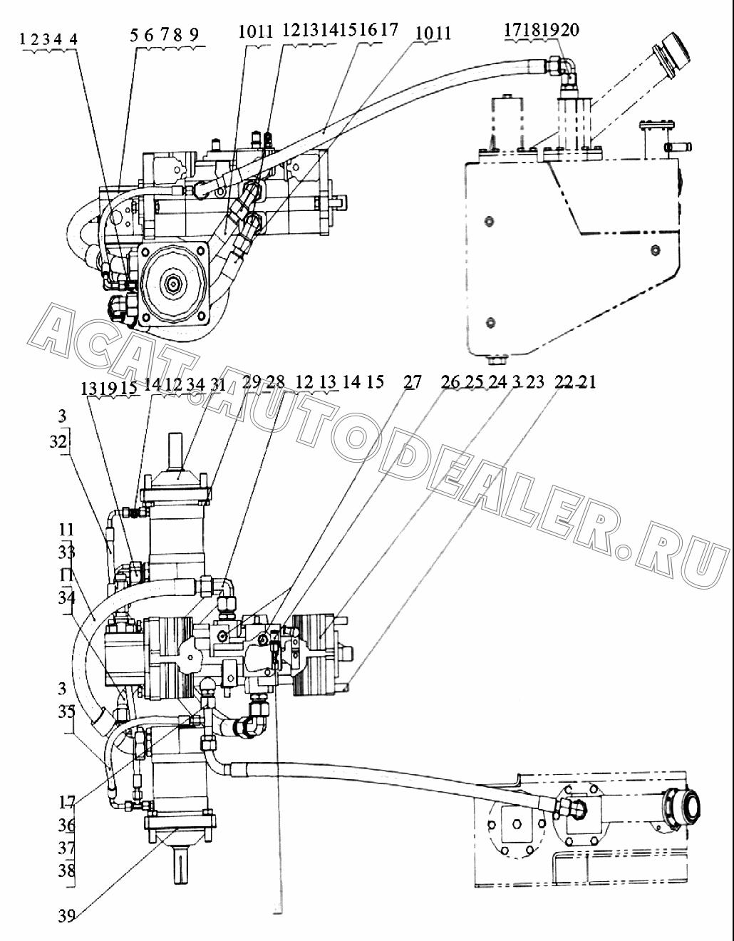 Переходник 30C0071 для LiuGong CLG 375