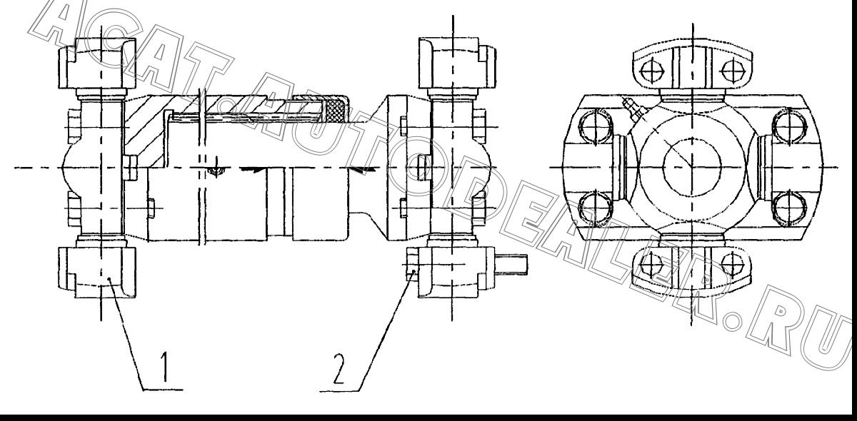 Вал ведущий 41C0169 для LiuGong CLG 418