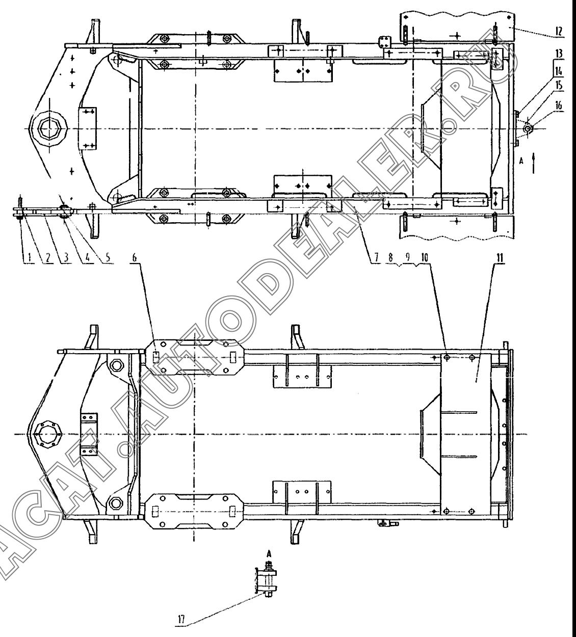Палец 34C0316 для LiuGong CLG 418