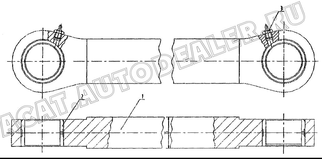 Тяга наклона колес поперечная 64A0138 для LiuGong CLG 418