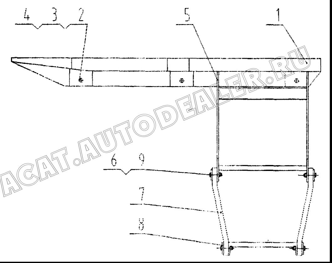 Щиток правый 40D0115 для LiuGong CLG 418