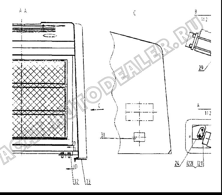 Палец 11D0200 для LiuGong CLG 418
