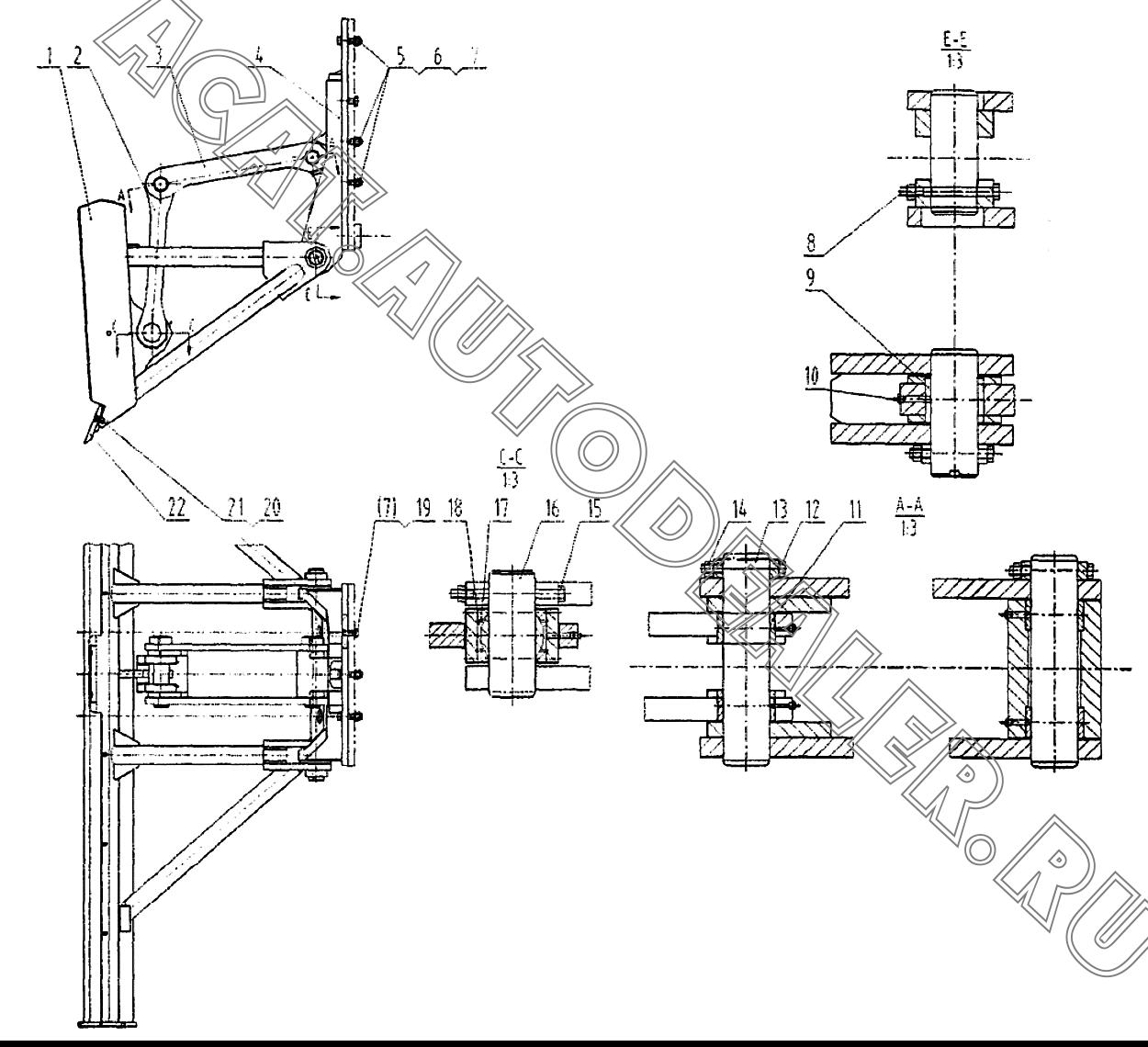 Подшипник GE60ES60х90х44 25B0004 для LiuGong CLG 418