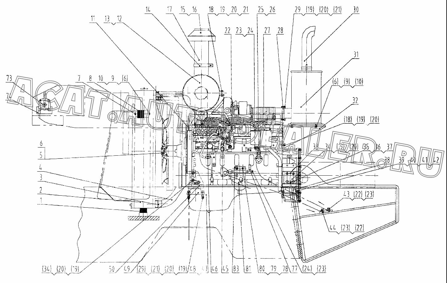 Резиновая подкладка 35W0013 для LiuGong CLG 612H