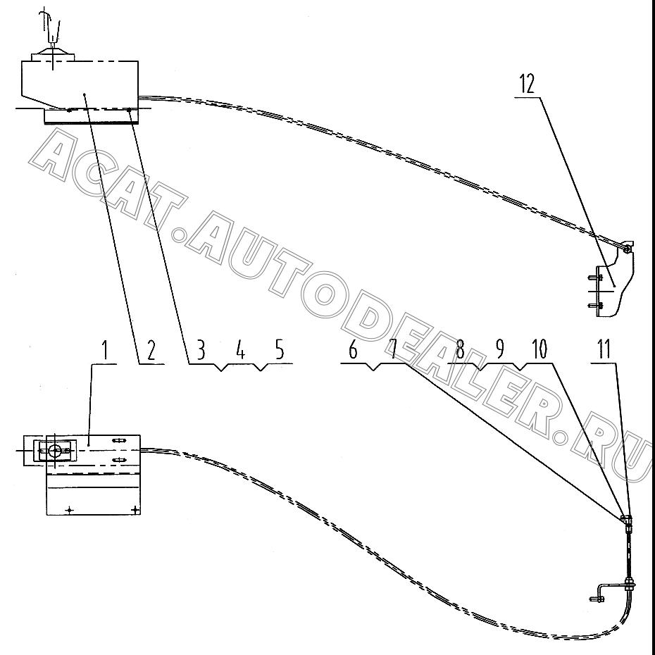 Кронштейн 02X0092 для LiuGong CLG 612H