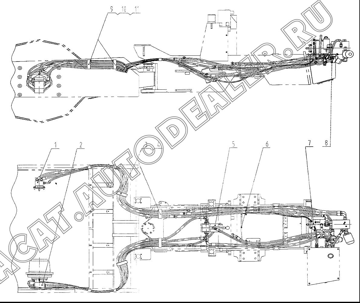 Система вибрации 00W0018 для LiuGong CLG 612H