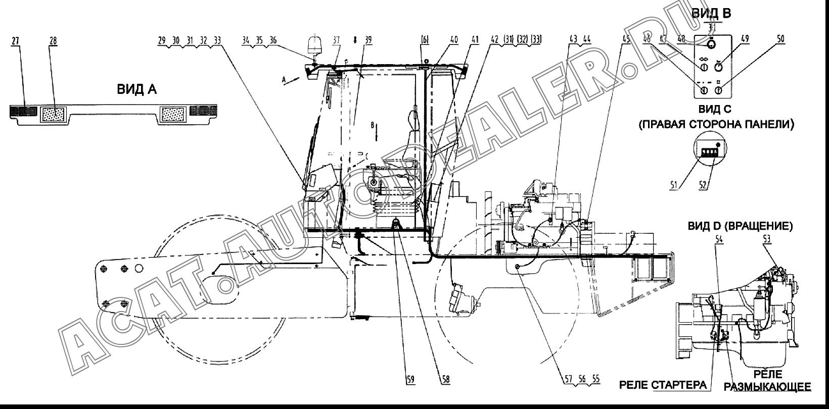 Кабель 08W0096 для LiuGong CLG 612H