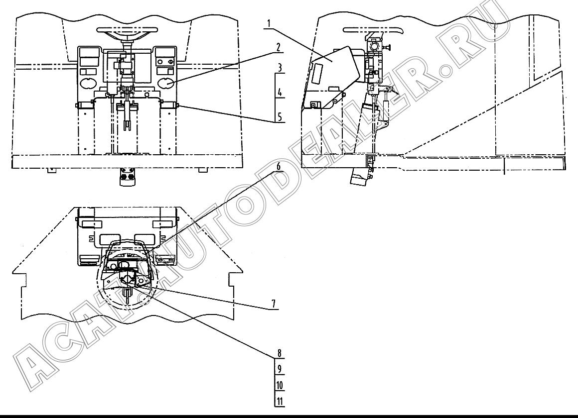 Передняя панель 87U0062 для LiuGong CLG 612H