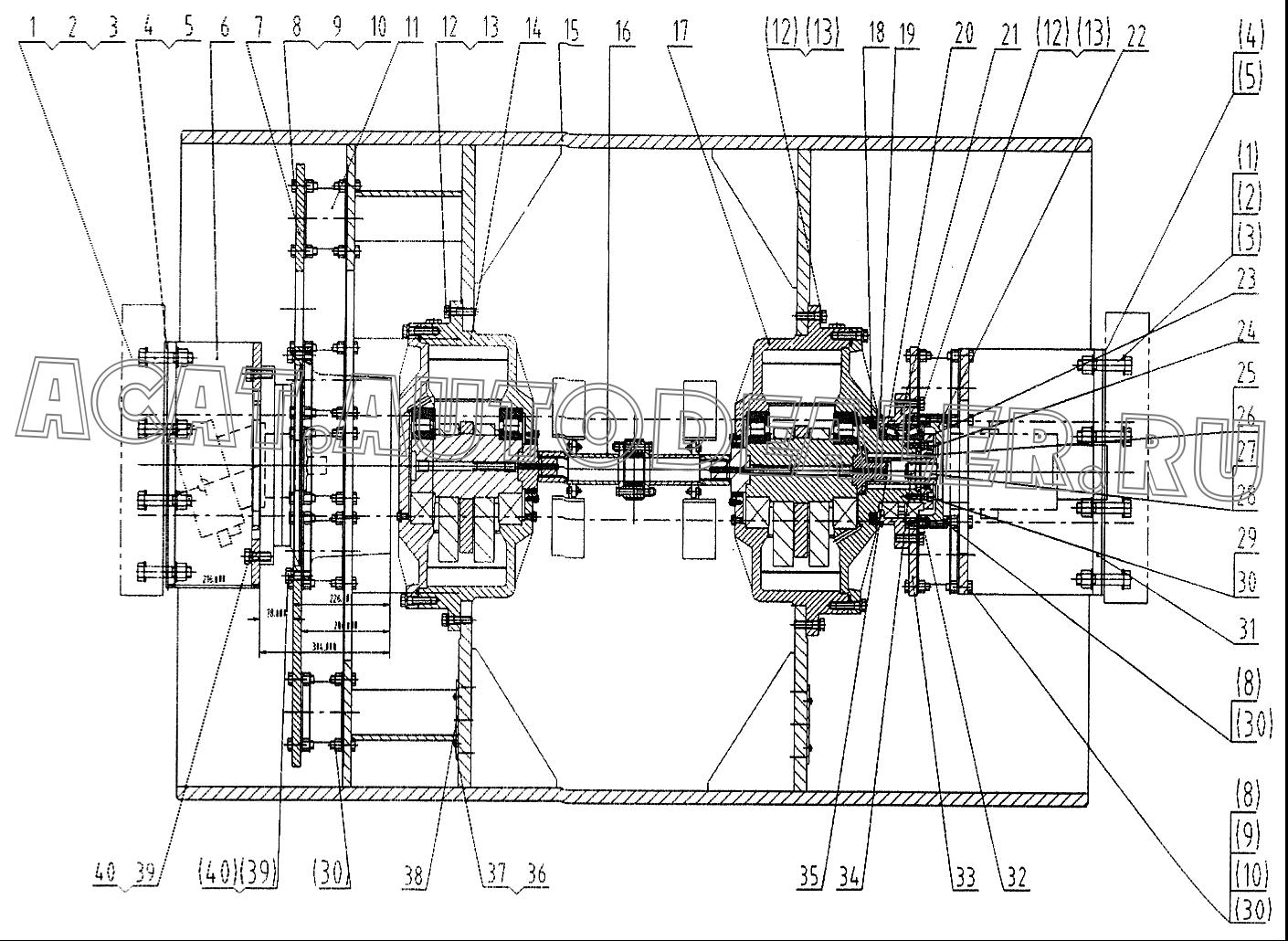 Кольцо круглого сечения 12V0428 для LiuGong CLG 614H