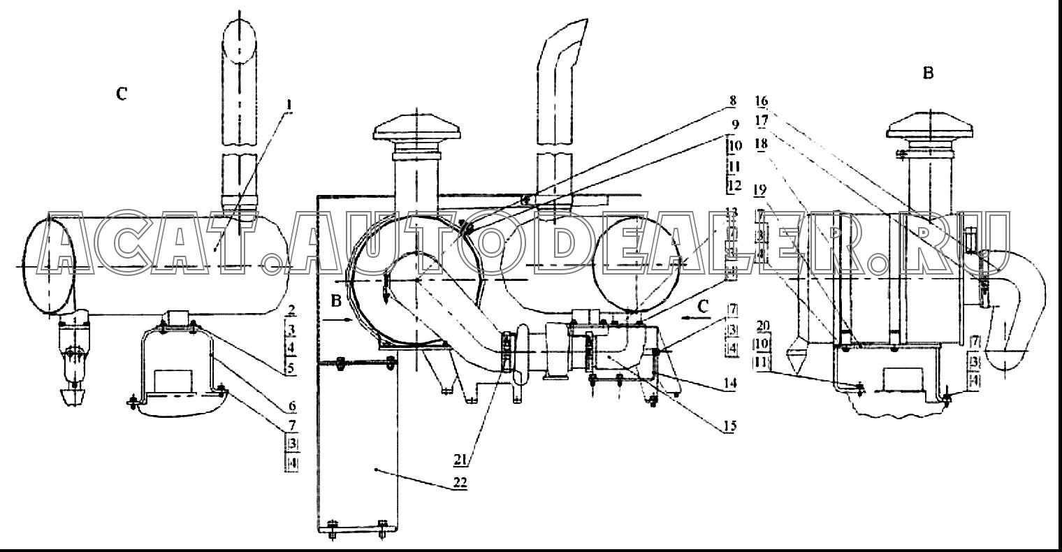 Опора 23A1936 для LiuGong CLG 862