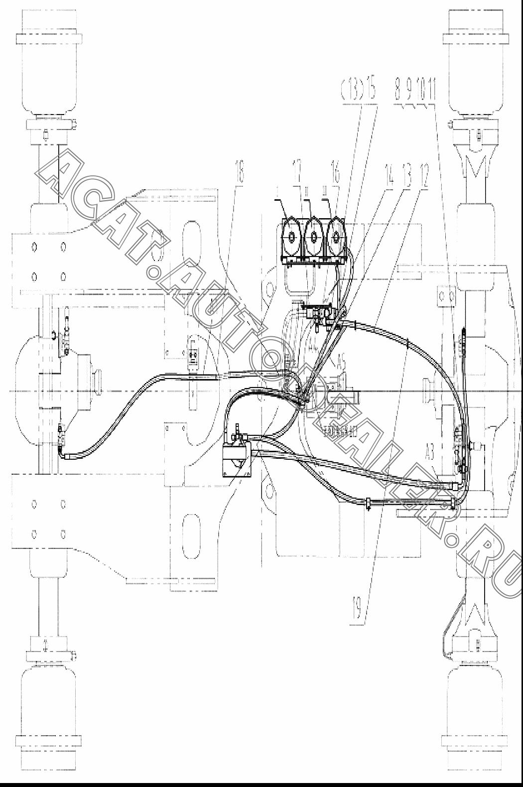 Рукав 06C0417 для LiuGong CLG 888