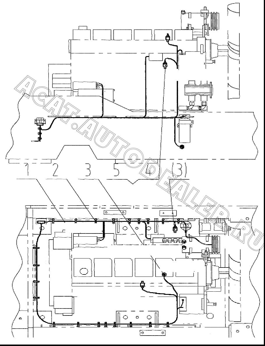 Проводка 08C0293 для LiuGong CLG 888