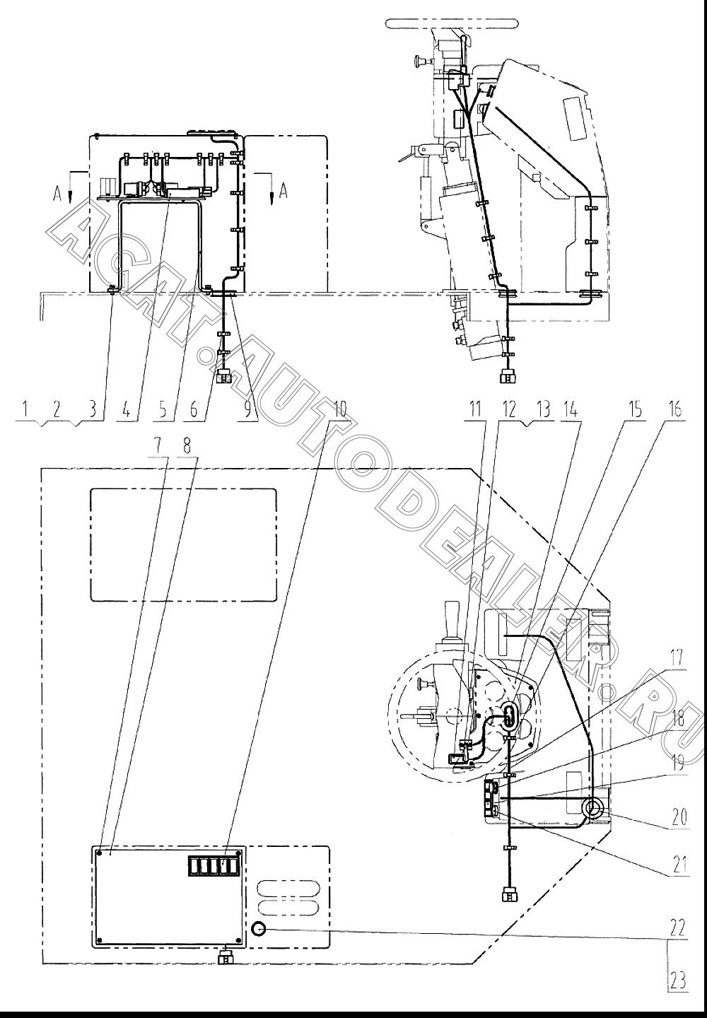 Проводка 08C0297 для LiuGong CLG 888