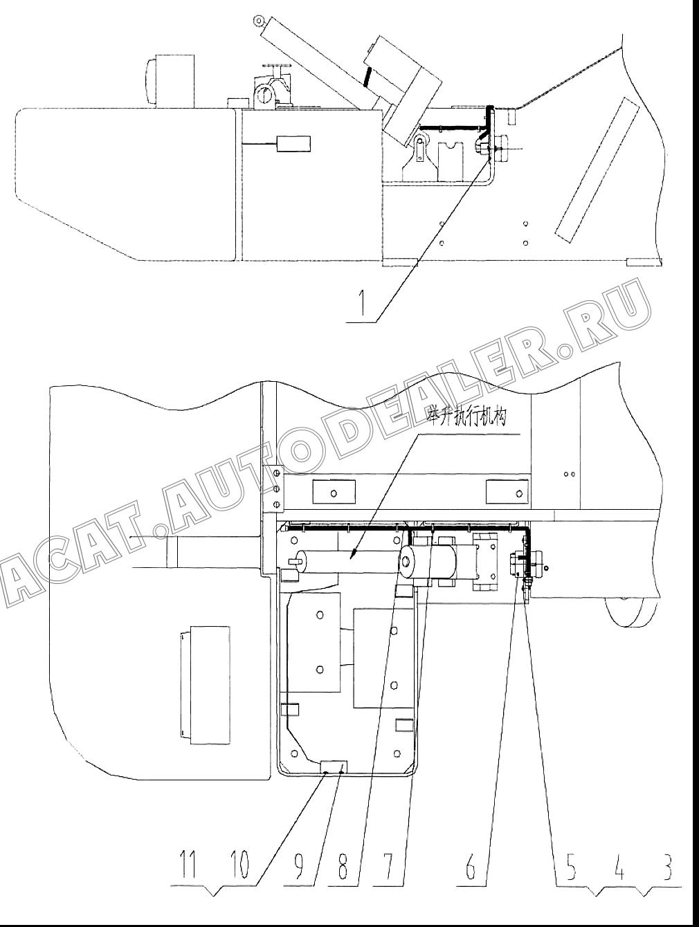 Пластина 10A0785 для LiuGong CLG 888