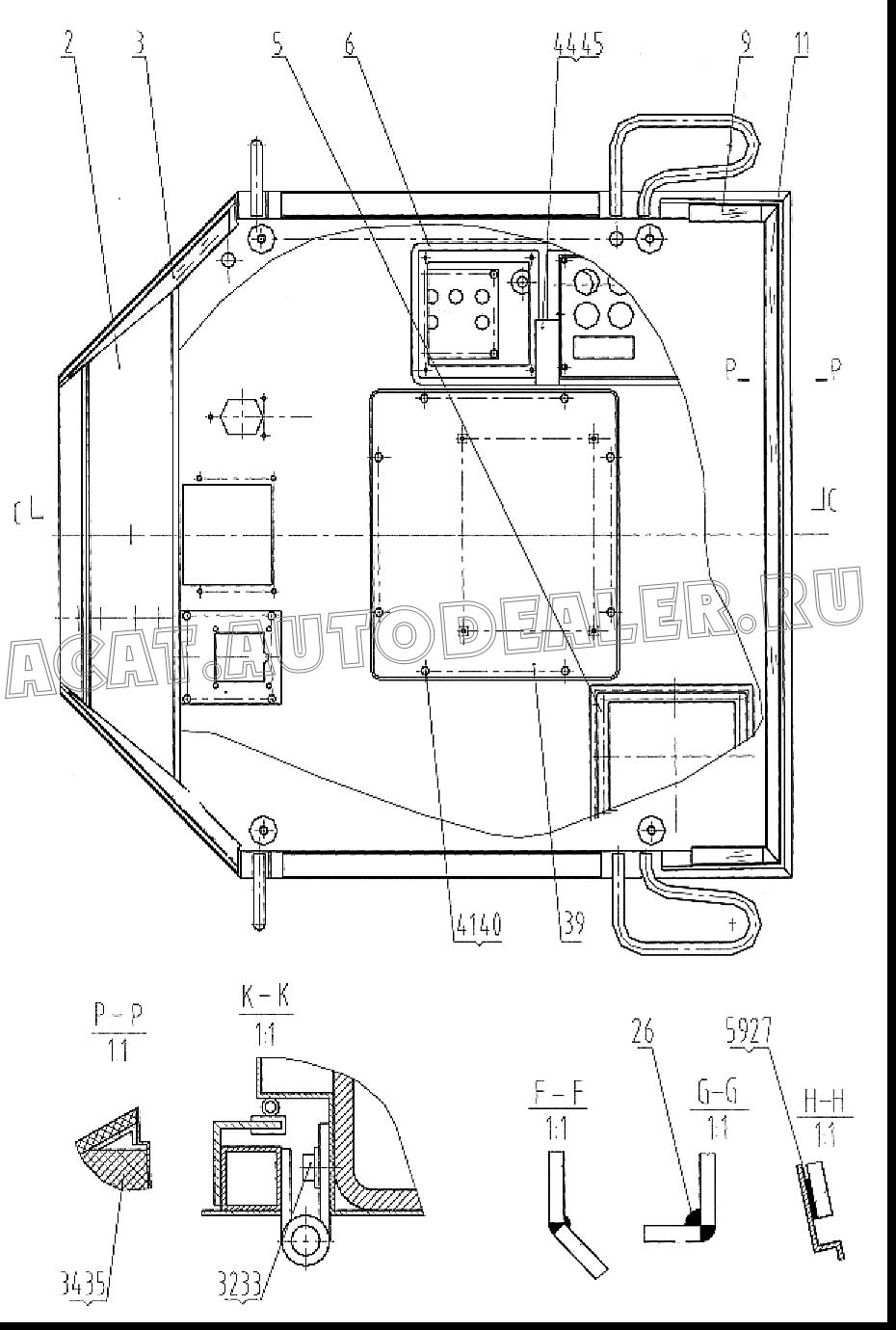 Блок управления 47C0103 для LiuGong CLG 888