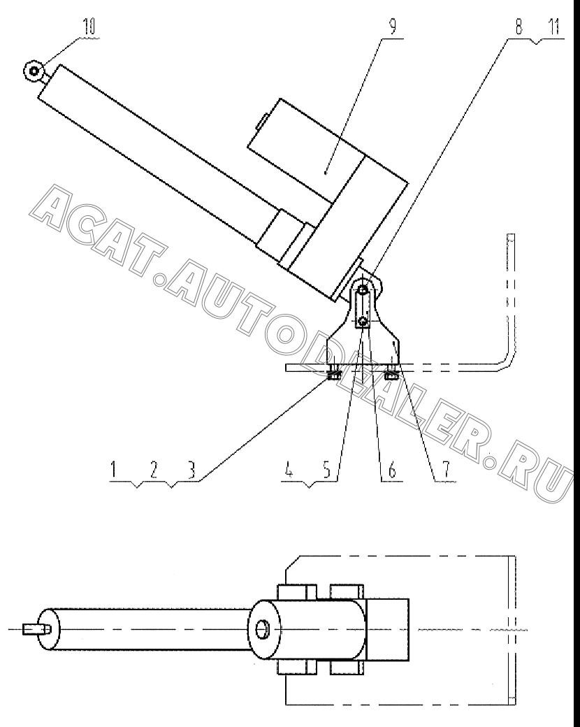 Кронштейн 00D0628 для LiuGong CLG 888