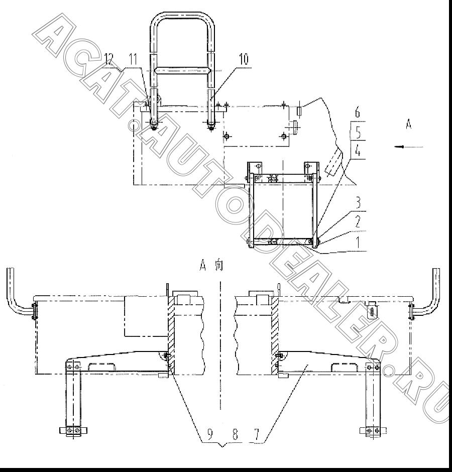 Ремень 84A0177 для LiuGong CLG 888
