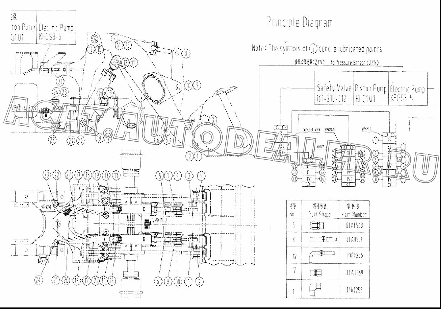 Соединительный элемент угловой 01A0255 для LiuGong CLG 888