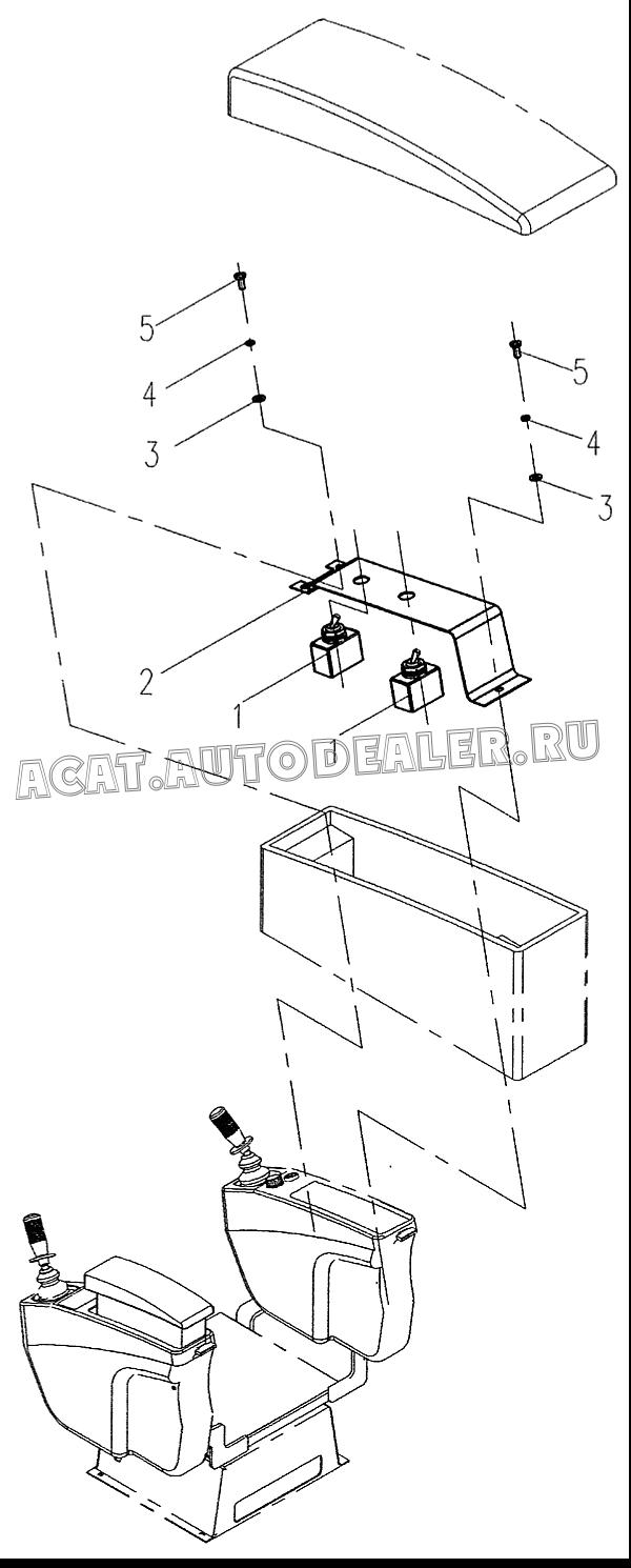 Тумблер 34B0126 для LiuGong CLG 925