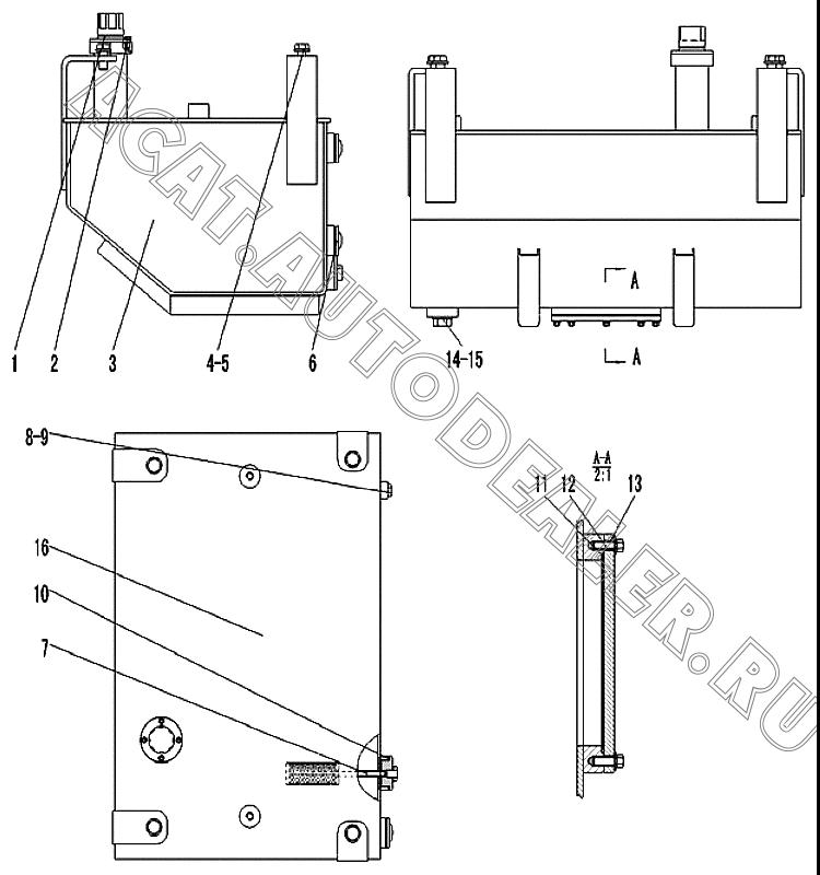 GASOLINE FILTER QL8 4110000612 для SDLG LG916
