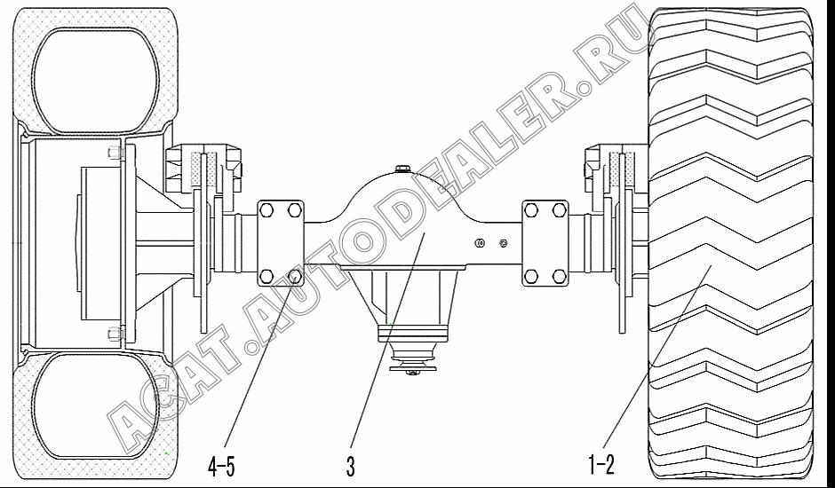 TIRE GB2980-16/70-20 4110000016 для SDLG LG916