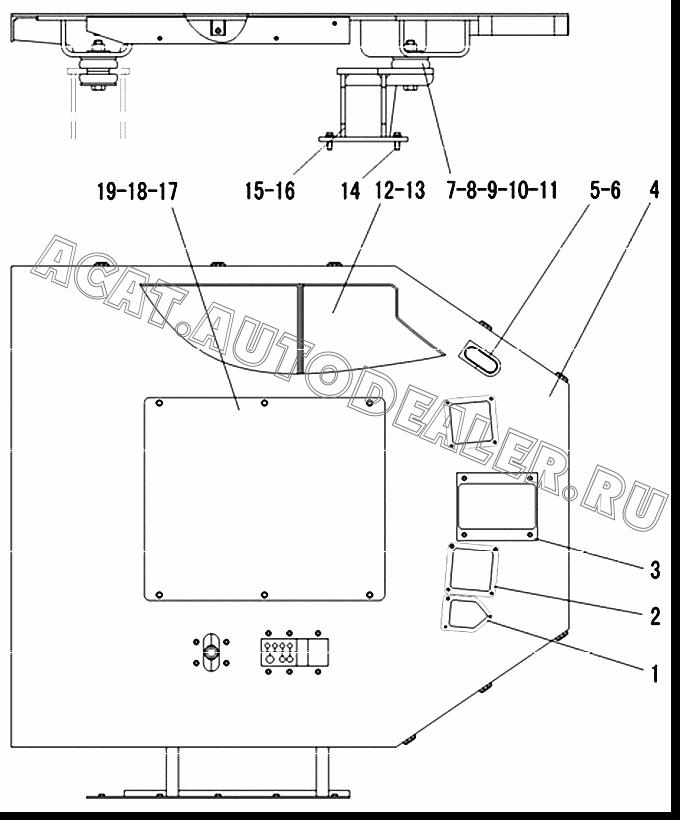 Пластина CR 29310014071 для SDLG LG936L