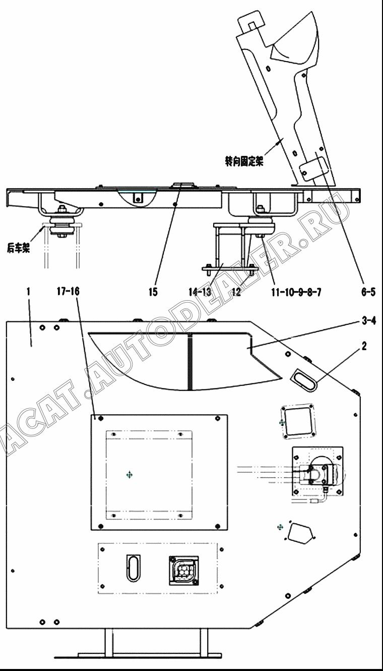 Станина LG936P 29310013381 для SDLG LG936L