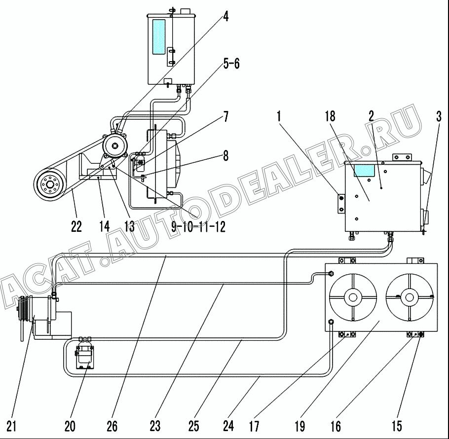 Кондиционер LG936Y1 4190001192 для SDLG LG936L