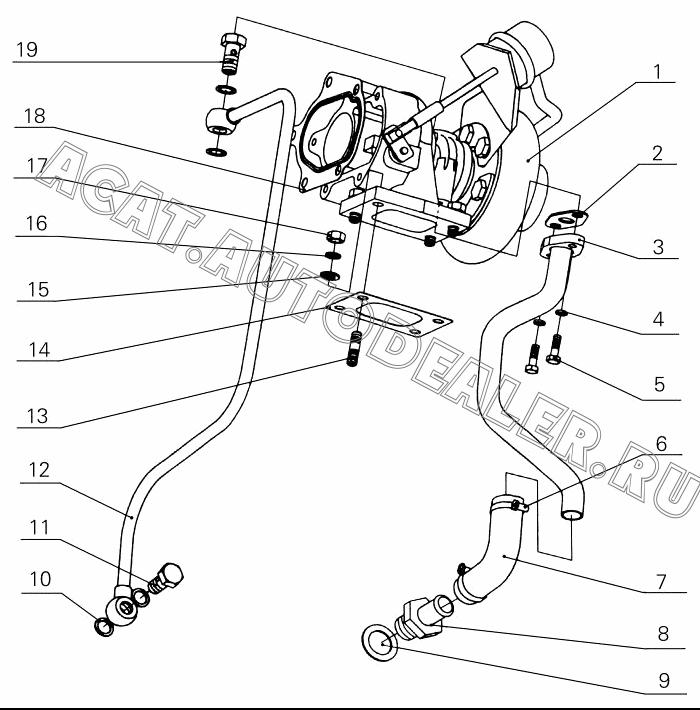 Gasket 150-1118031A для Yuchai YC4D
