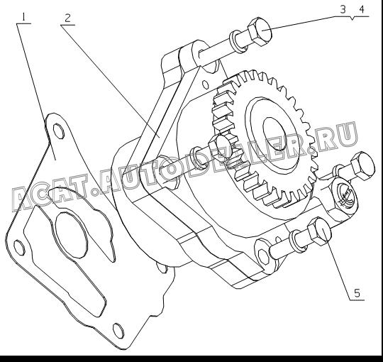 Oil pump parts E2000-1011100 для Yuchai YC4E140-30