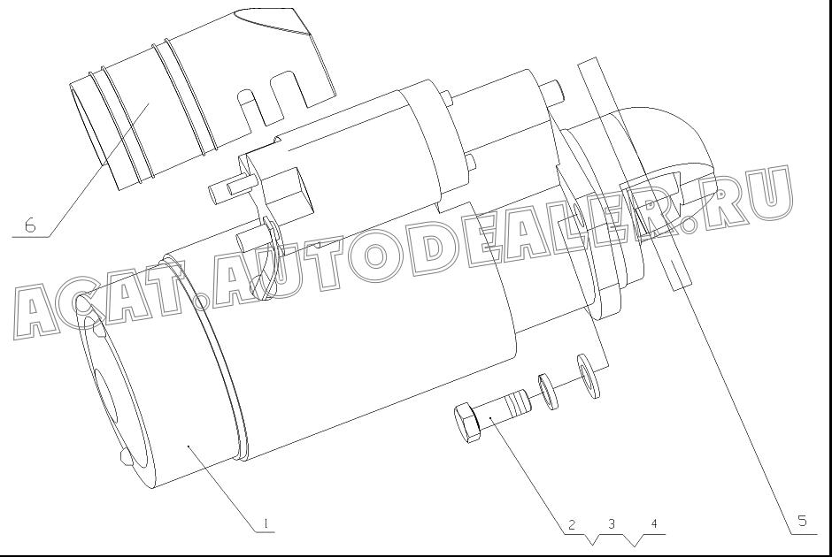 Isolator B30-3708-01-451 для Yuchai YC4G180-20
