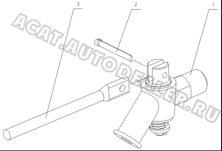 Control handle 150-1305015 для Yuchai YC6J245-30