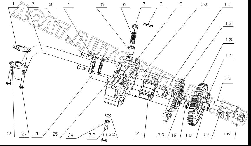 Spacer  units II L3000-1011080A для Yuchai YC6L260-30