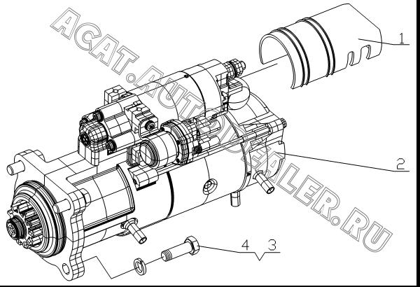 Isolator L3001-3708-01-002 для Yuchai YC6L260-30