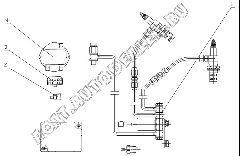 Flame intake preheat device G3220-1008040 для Yuchai YC6L260-30