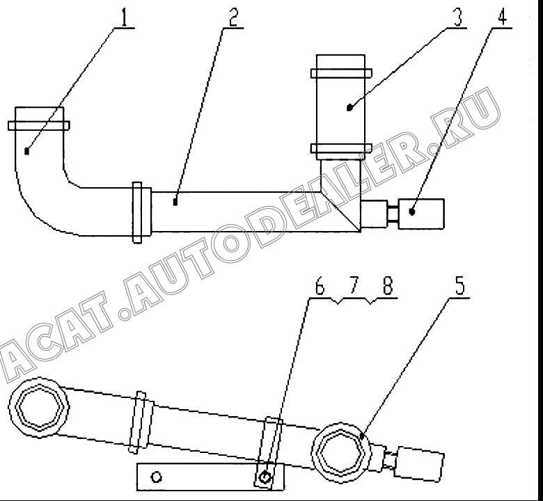 Inlet Soft Hose I Z30E010400004T8 для ChengGong CG932E