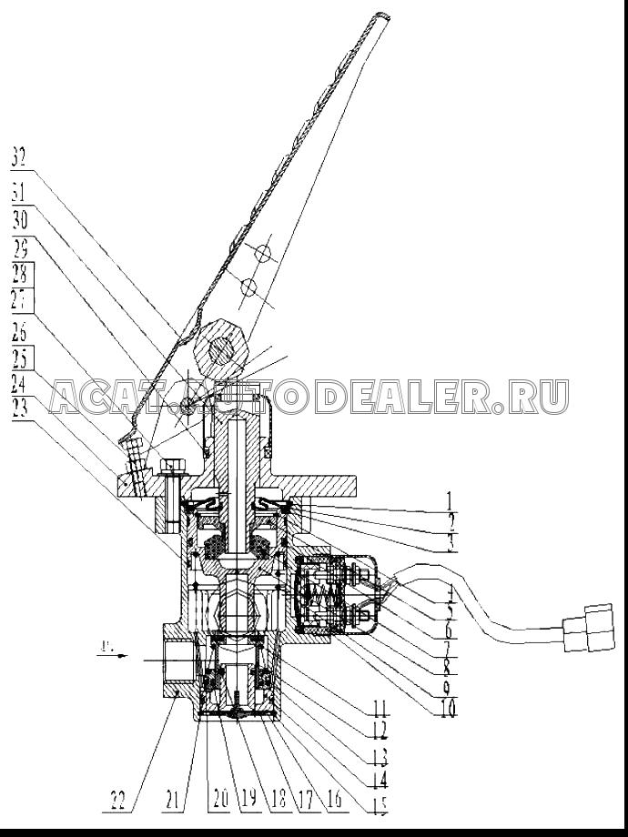 Valve piece HP3514AA026 для ChengGong CG932E