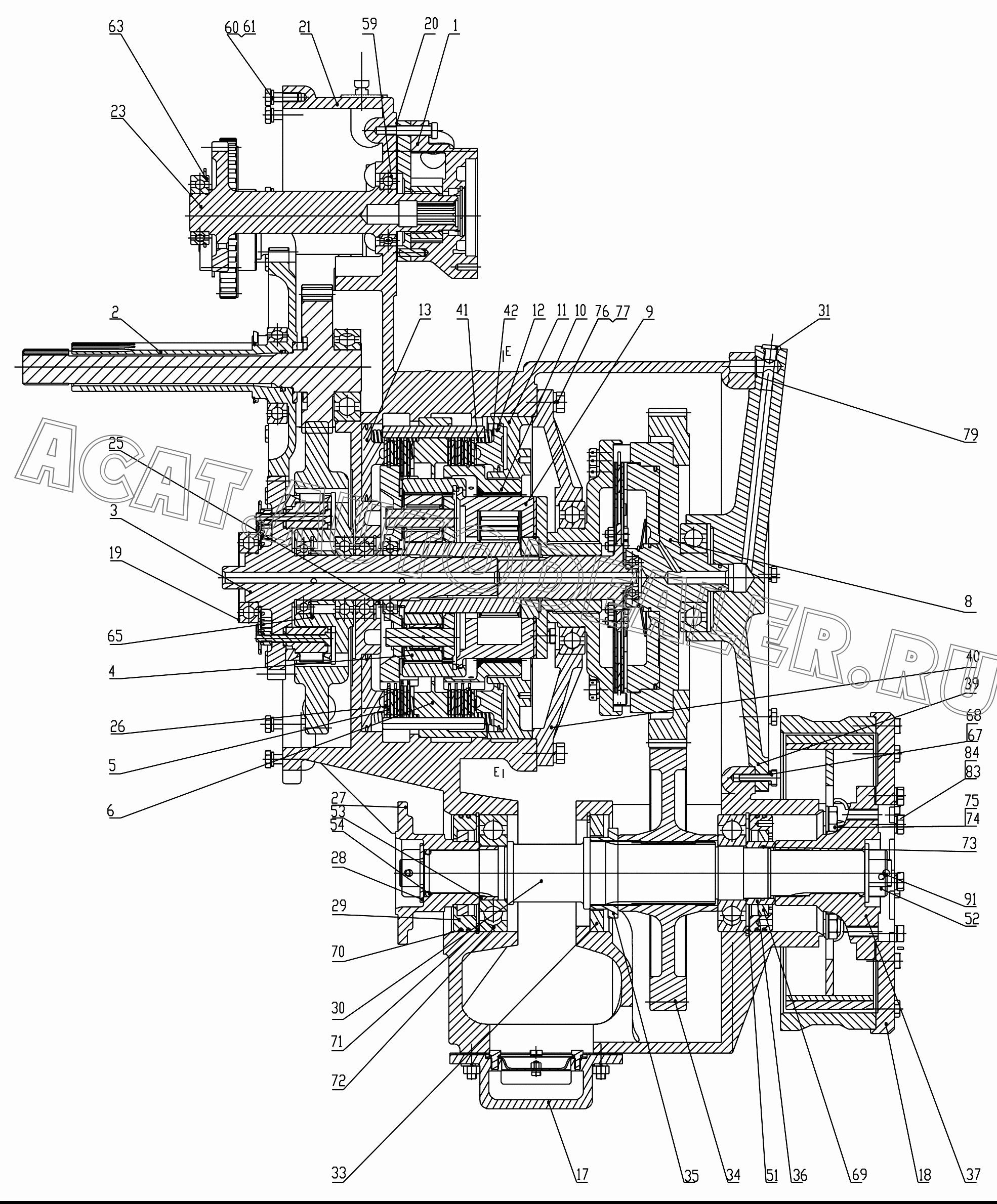 Driving Assembly Z5EII0301 для ChengGong ZL50E-3