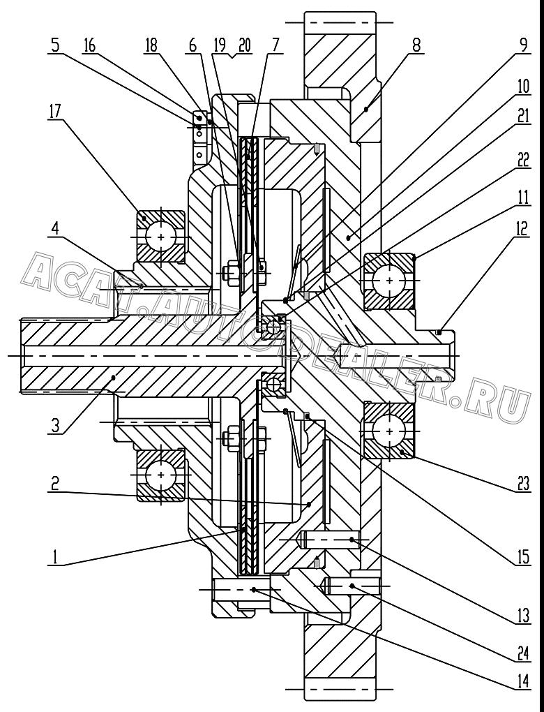 Gear Z5EII030100001 для ChengGong ZL50E-3
