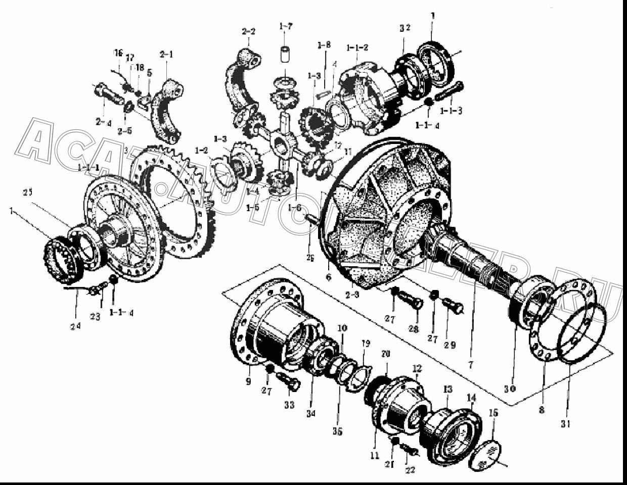Flange CG50.6.1-22S для ChengGong ZL50E-3